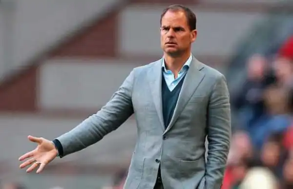 Inter Milan sack Frank de Boer